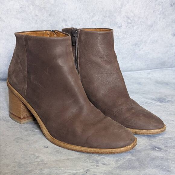Coclico Bobo Evolo Anthracite Suede Ankle Booties in Brown, Size 39 - Picture 5 of 14